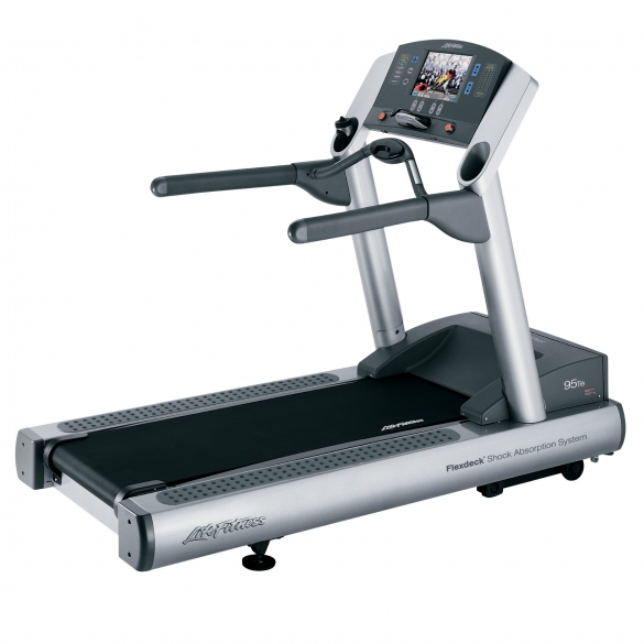 Life Fitness loopband 95TE met tv en touchscreen Gebruikt LIFEFITNESS95TE